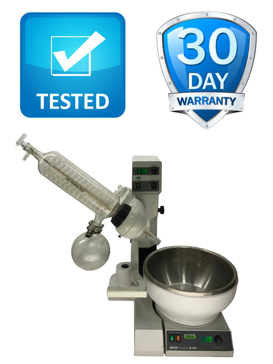 Buchi R-124 Rotavapor & Water Bath B-481 Some Glassware