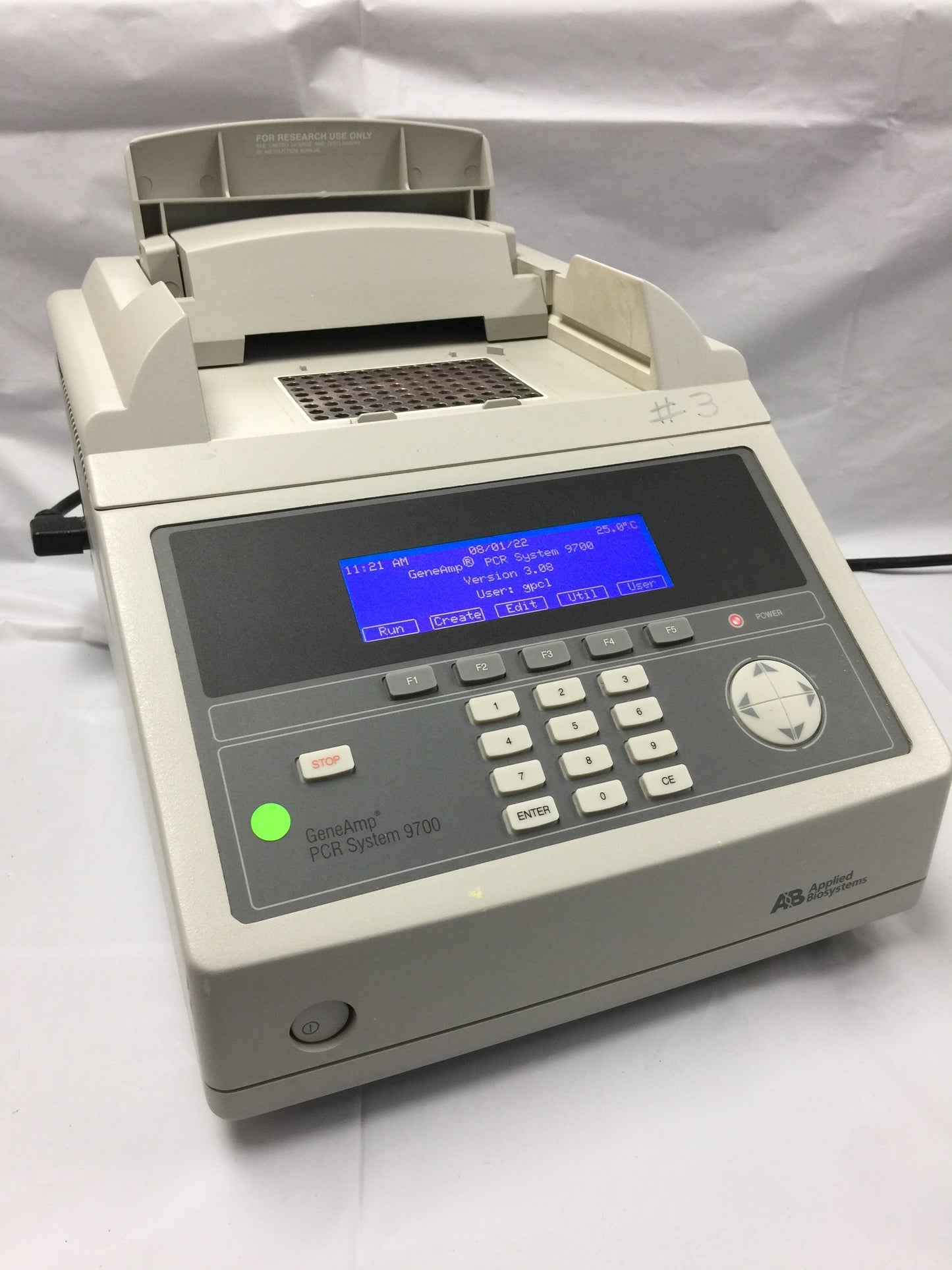 ABI Applied Biosystems GeneAmp PCR 9700 Gold 96-Well Thermocycler Perkin Elmer Video