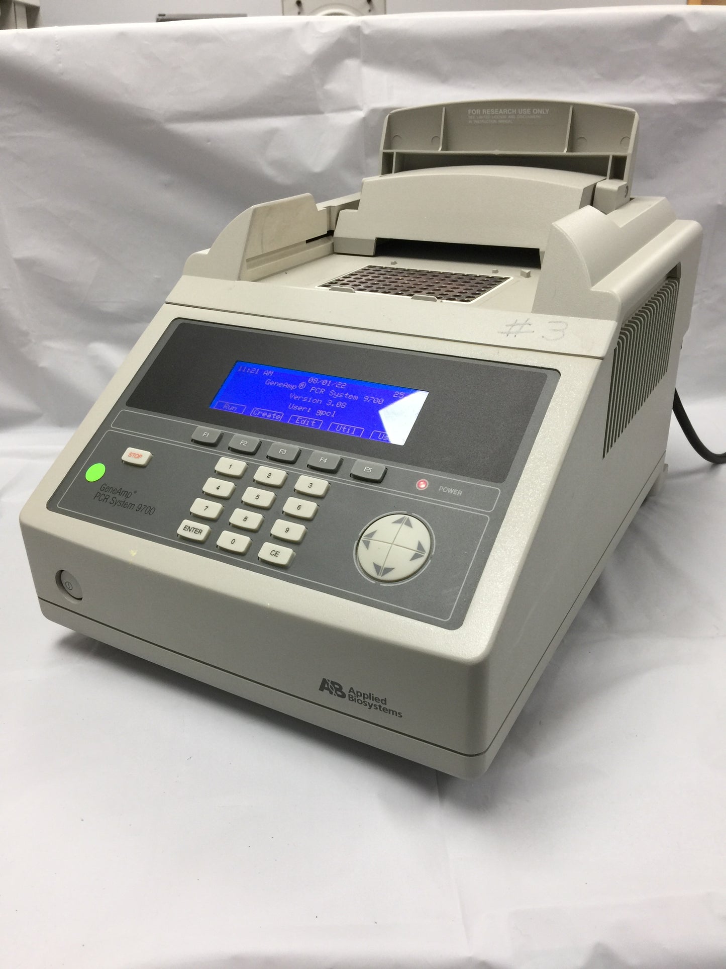 ABI Applied Biosystems GeneAmp PCR 9700 Gold 96-Well Thermocycler Perkin Elmer Video