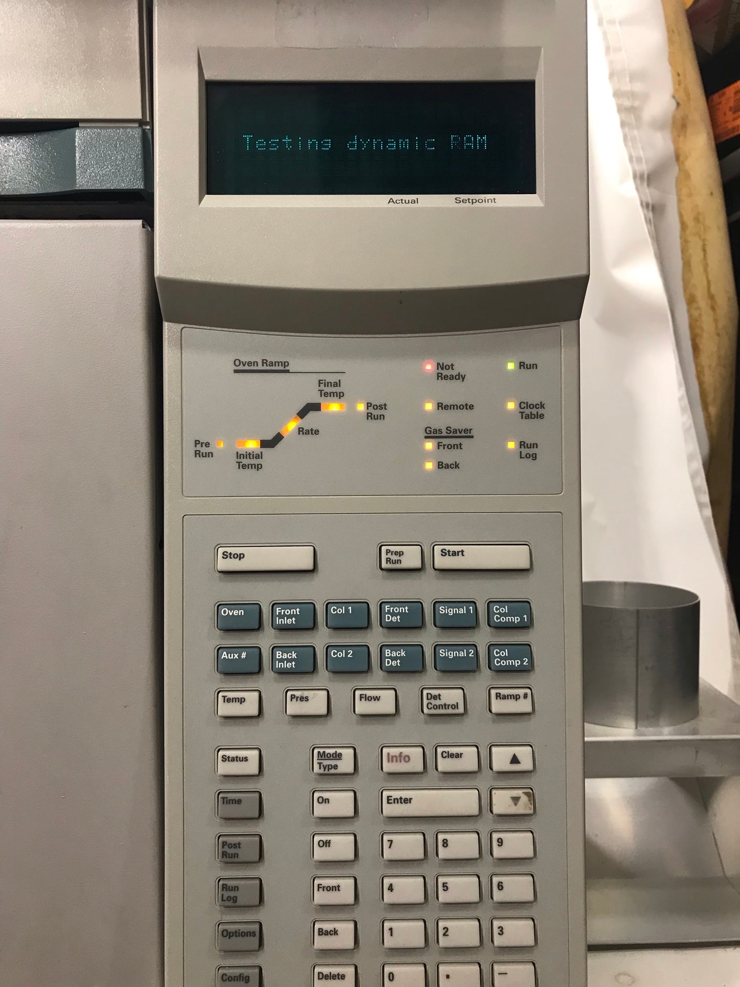Agilent HP 6890 Gas Chromatograph GC Series Injector AutoSampler Controller not FID