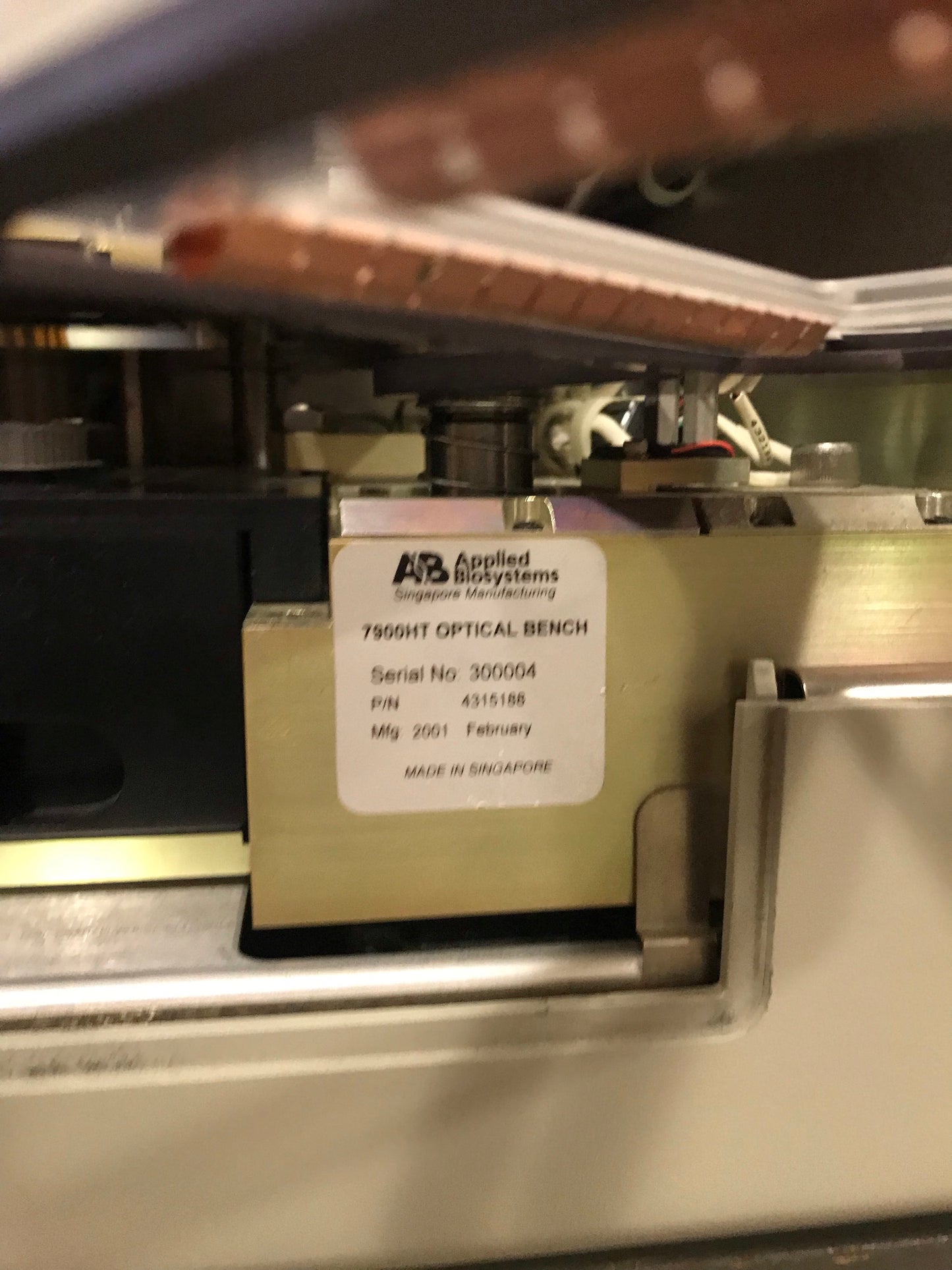 Applied BioSystems 7900HT Fast Real Time PCR with ABI 4316592 96 Well Block