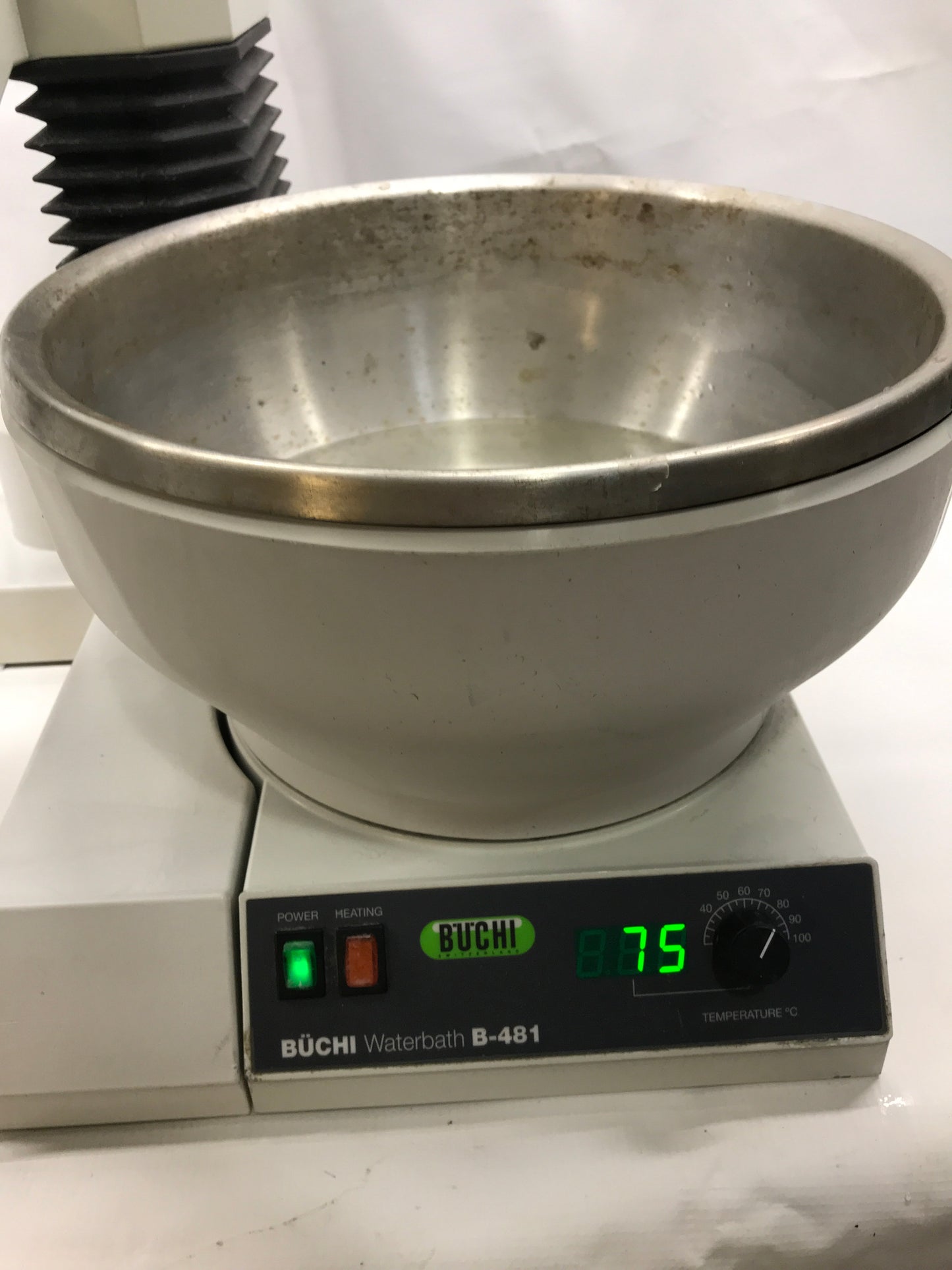Buchi R-124 Rotavapor & Water Bath B-481 Some Glassware