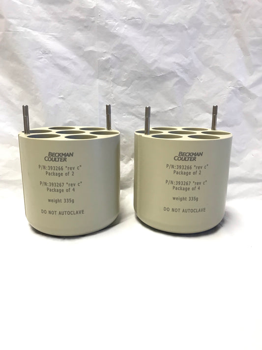 set of two Beckman Coulter 393266 Conical Tube Adapter 7x50ml