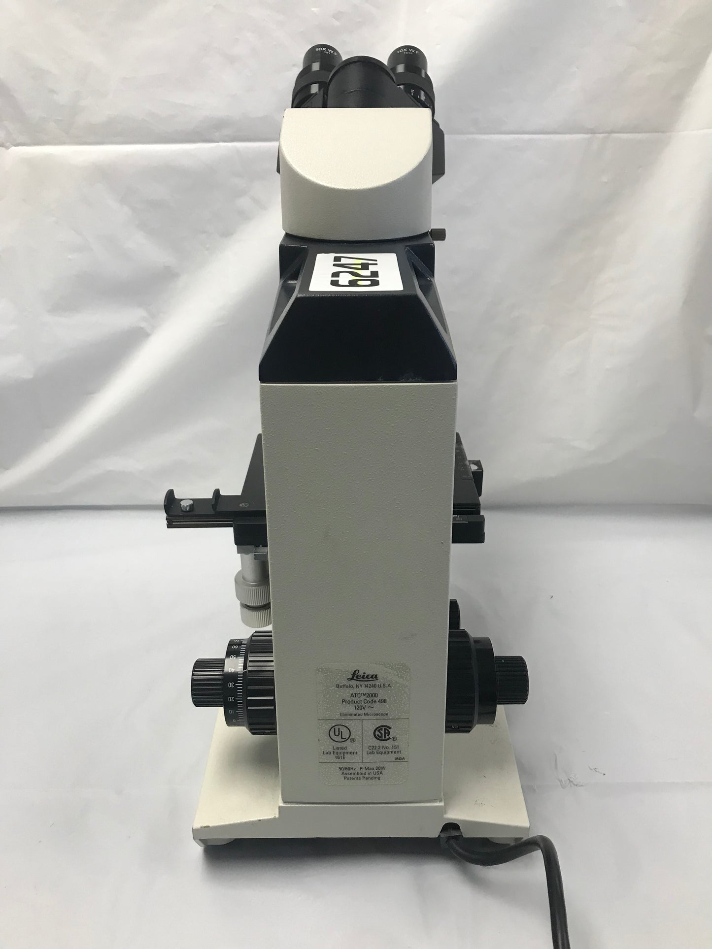 Leica ATC 2000 Illuminated Compound Light Microscope Tested Warranty
