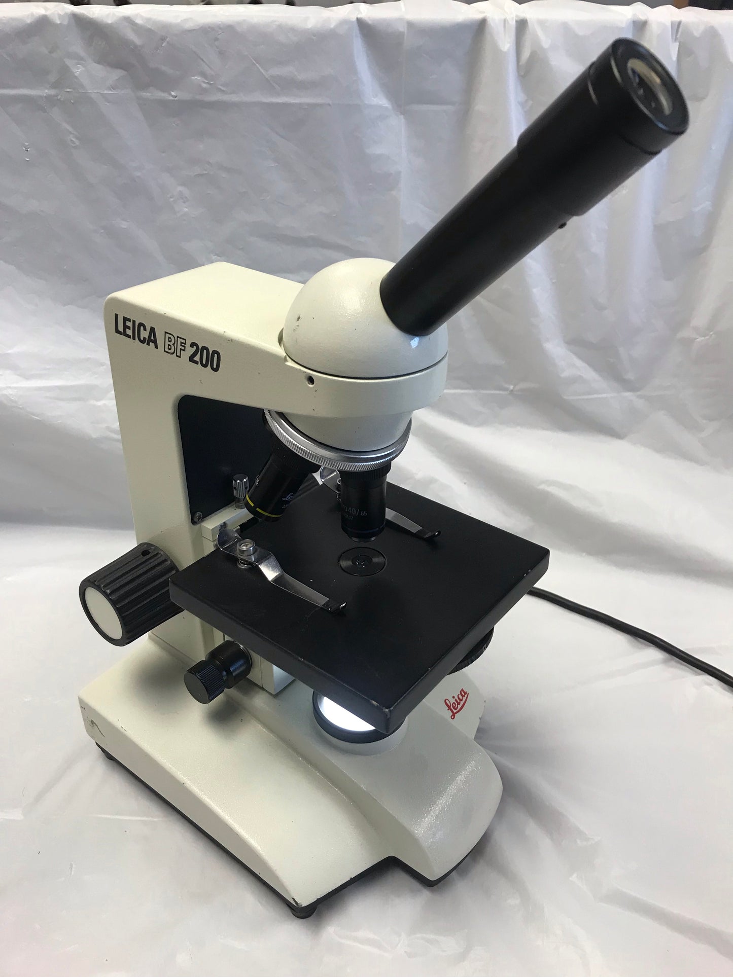 Student Friendly Leica BF200 Illumnated Monocular Compound Microscope 3 Objectives