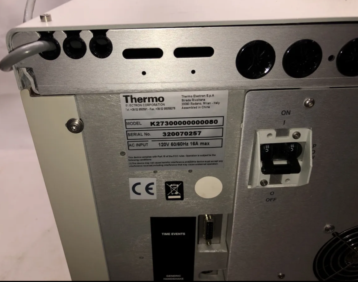 Thermo Electron Trace GC Ultra Multi Channel Gas Chromatograph K273 Scientific