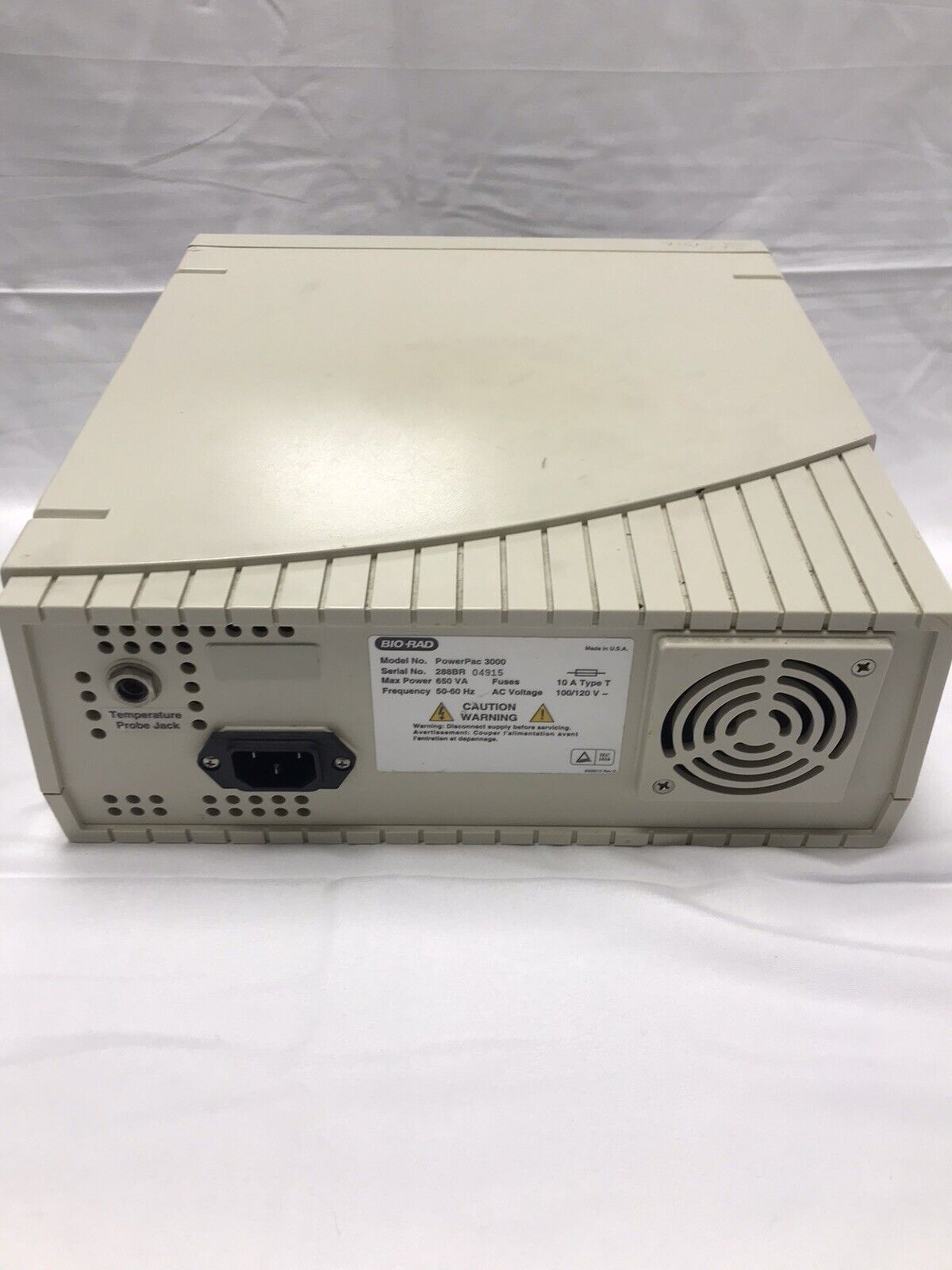 BIO-RAD Biorad PowerPac 3000 Gel Electroporesis Power Supply Working