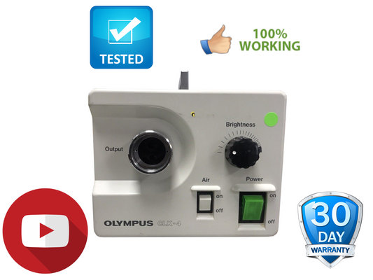 Olympus CLK-4 Halogen Light Source tested working video