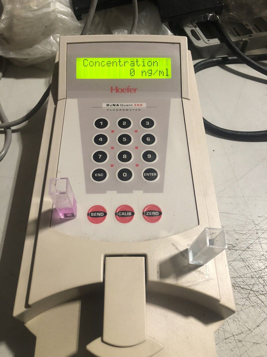 Pharmacia Hoefer DyNA Quant DQ200 Fluorometer 80-6406-80 Tested Video Working