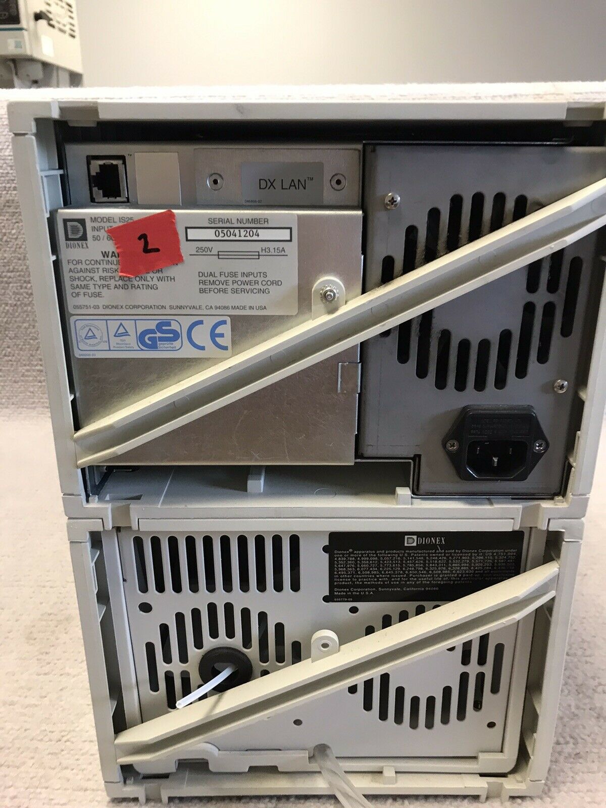 Dionex IS25 Digital LCD Isocratic Pump Eluent Delivery System DX LAN