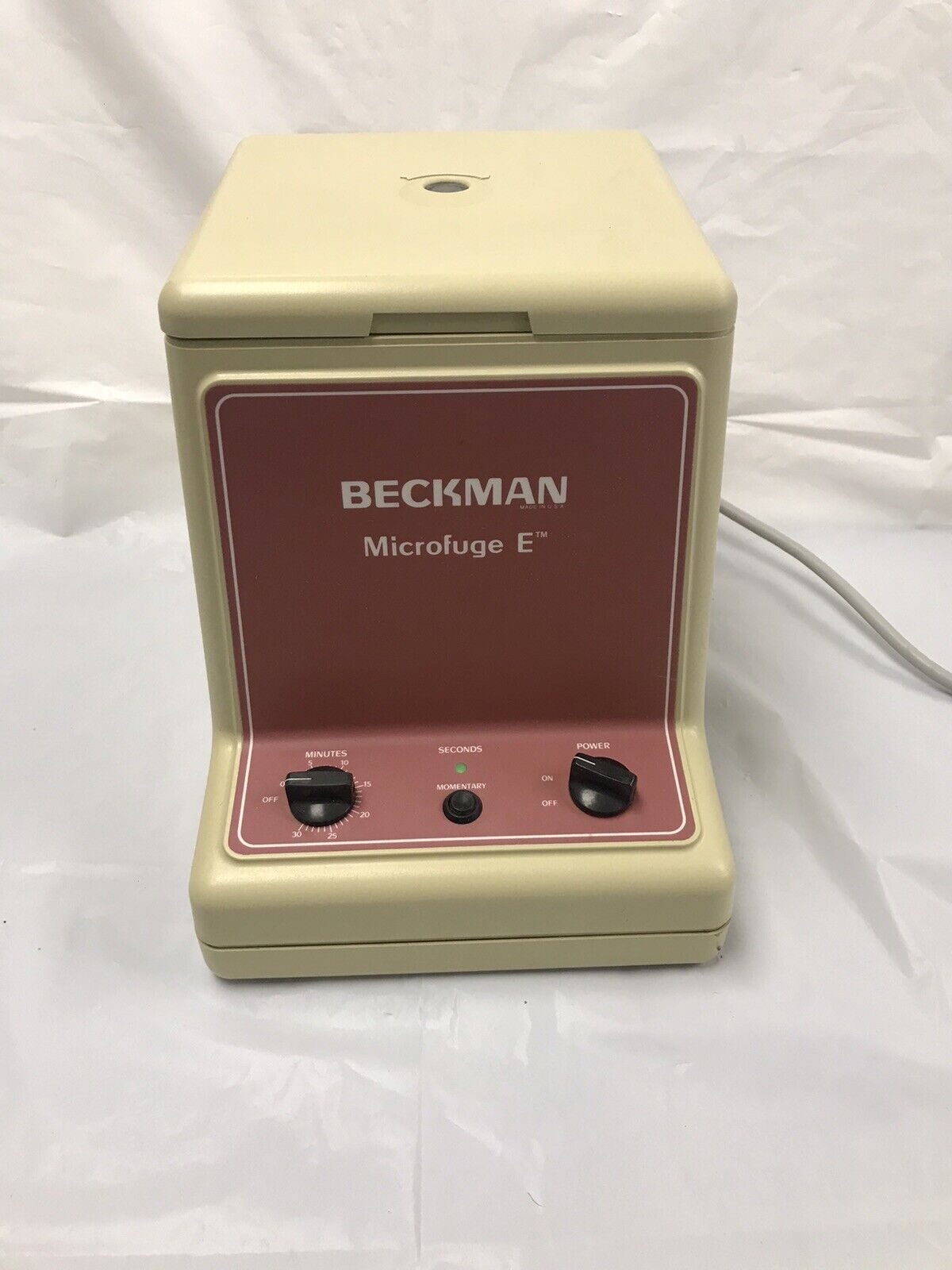 Beckman Microfuge E Centrifuge Tested Fully Functional 348720