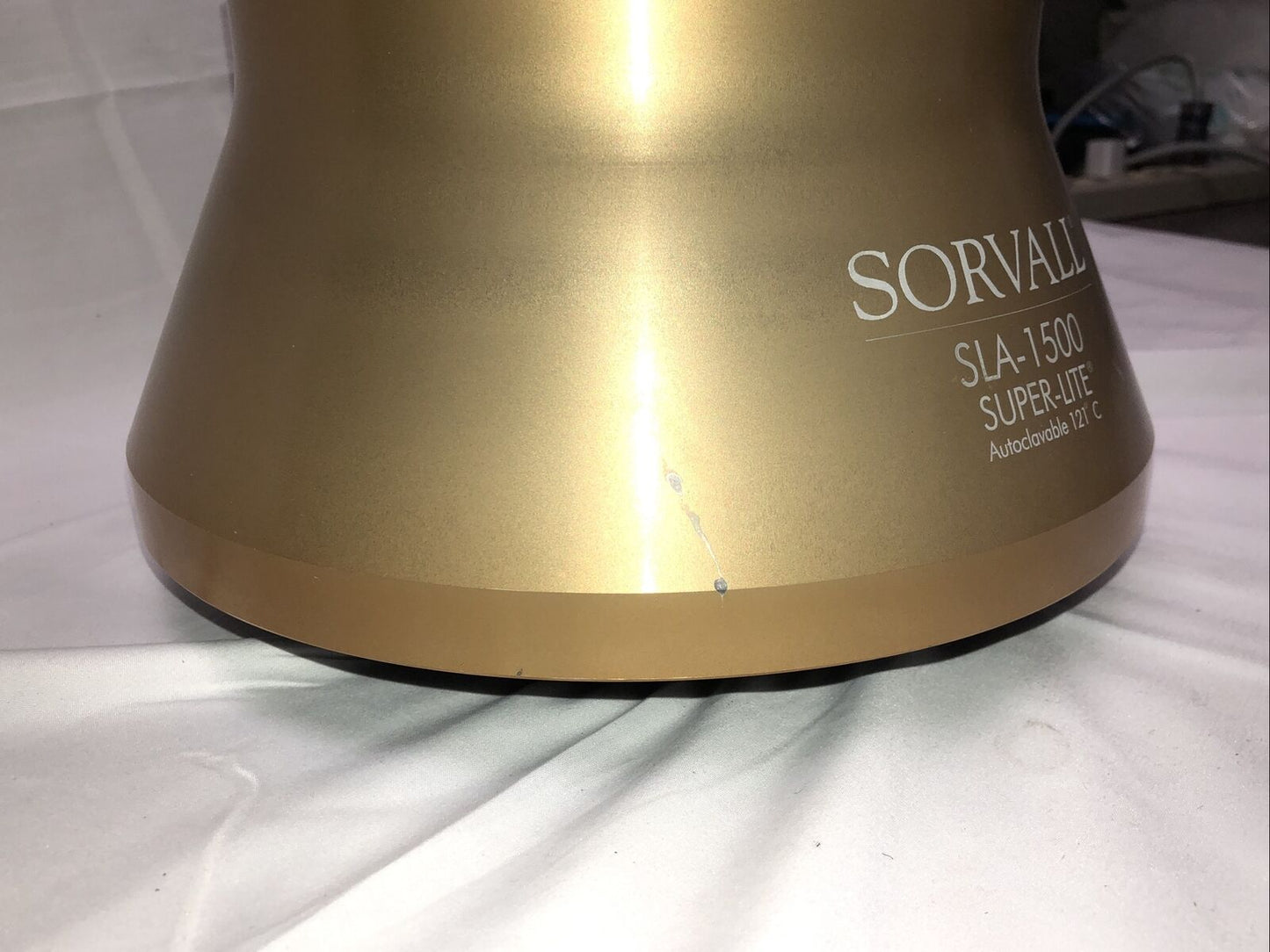 Sorvall SLA-1500 Super-Lite Autoclavable 121°C 6 Position Rotor (6 x 250mL) GOLD