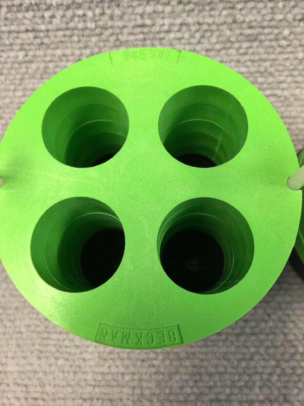 10 Beckman Coulter 345371 4x50mL Tube Swing Bucket Insert & Pads - Warranty