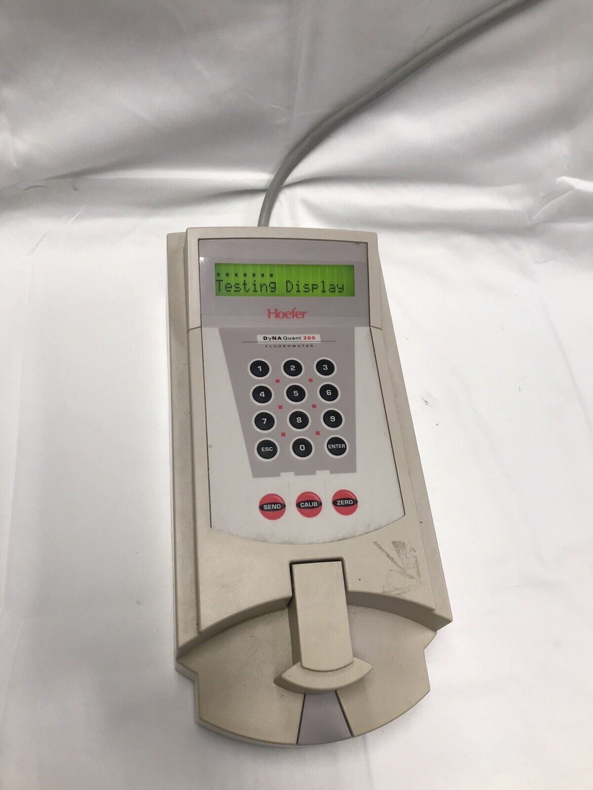 Pharmacia Hoefer DyNA Quant DQ200 Fluorometer 80-6406-80 Tested Video Working