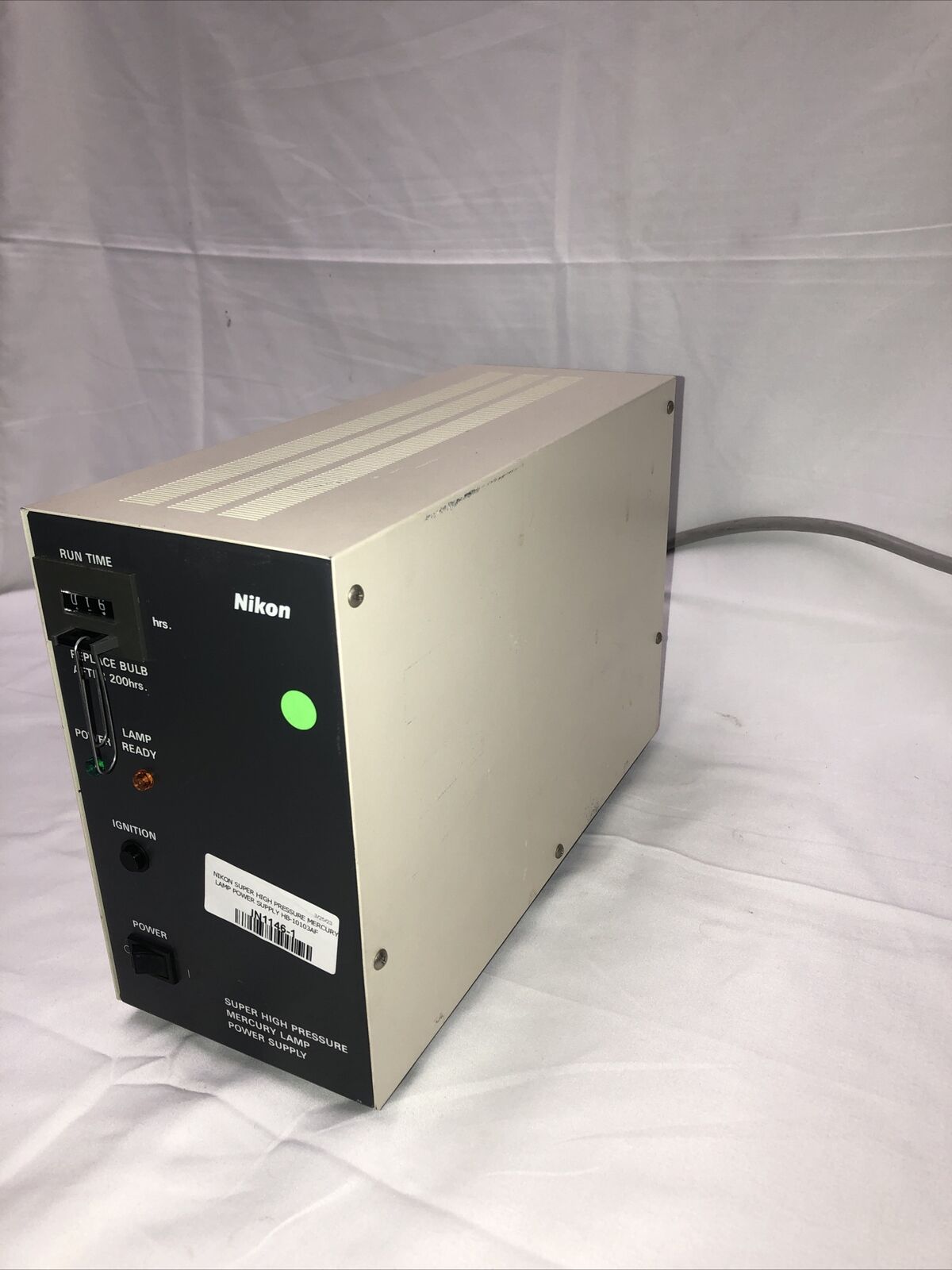 Nikon Super High Pressure Mercury Lamp Power Supply HB-10103AF