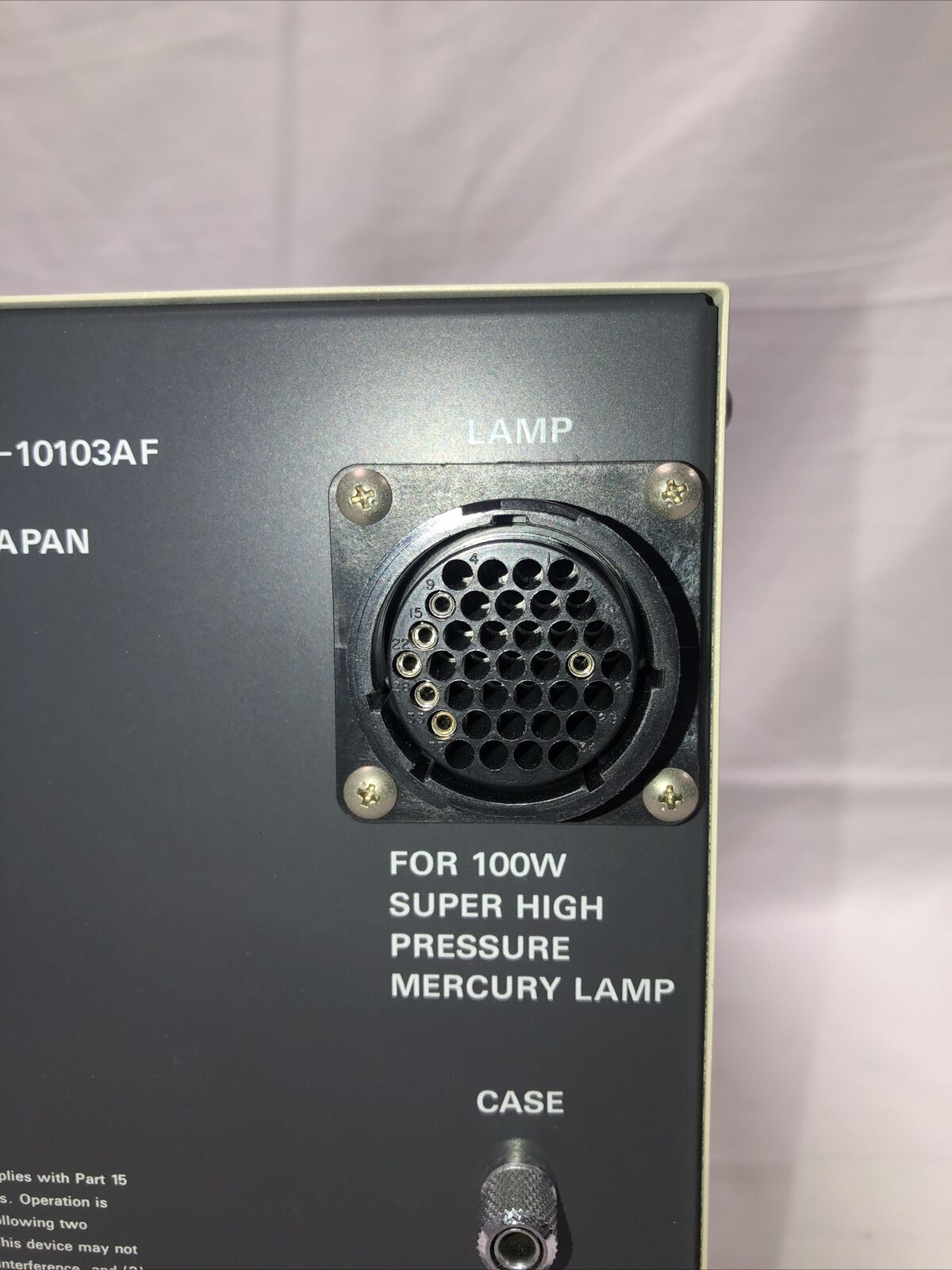 Nikon Super High Pressure Mercury Lamp Power Supply HB-10103AF