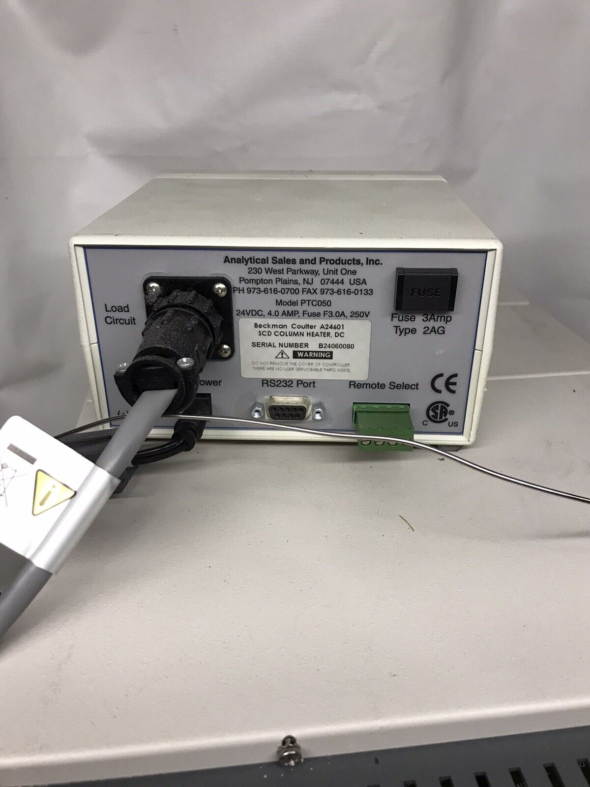 Beckman Coulter 391658 FC/I Module Autosampler with PTC050 SCD Column Heater