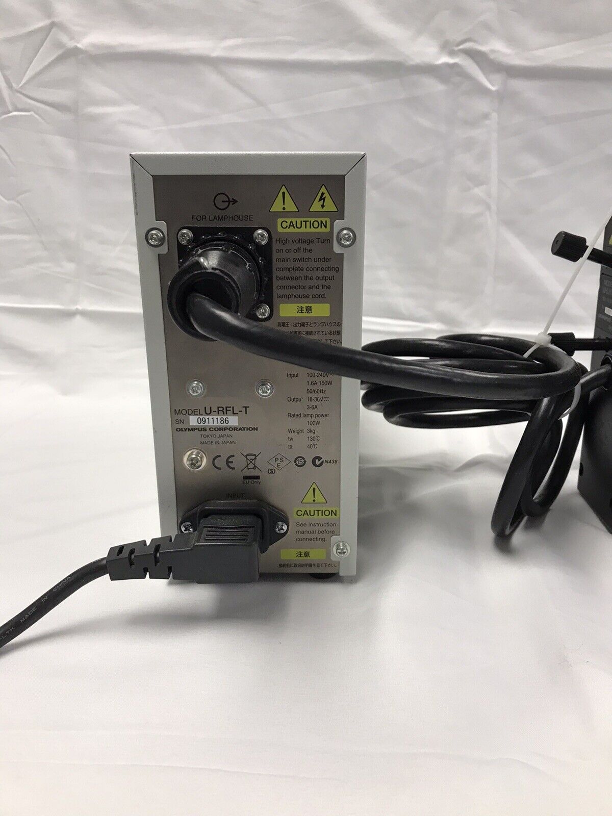 Olympus U-RFL-T Microscope Power Supply w/ U-LH100HGAPO Lamp
