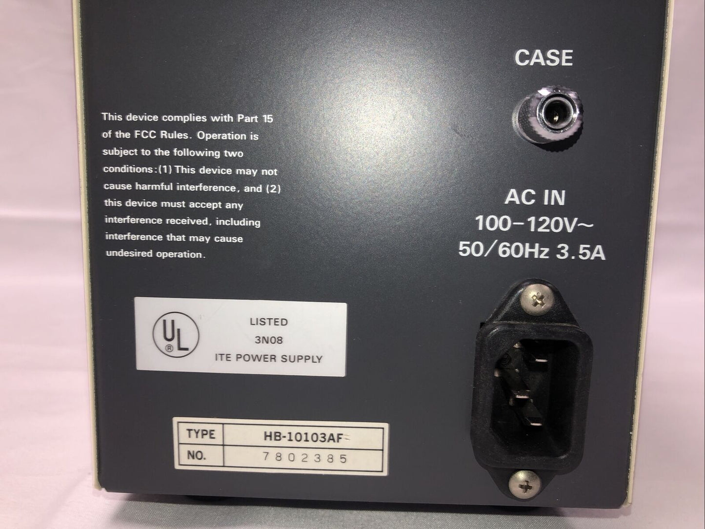 Nikon Super High Pressure Mercury Lamp Power Supply HB-10103AF