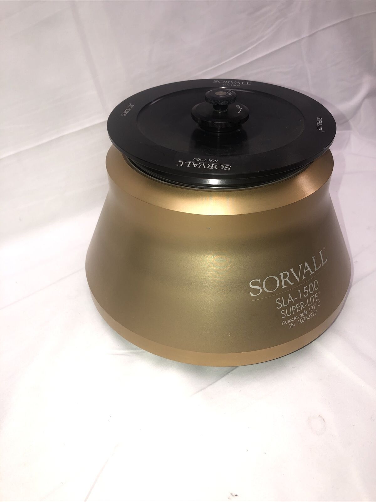 Sorvall SLA-1500 Super-Lite Autoclavable 121°C 6 Position Rotor (6 x 250mL) GOLD