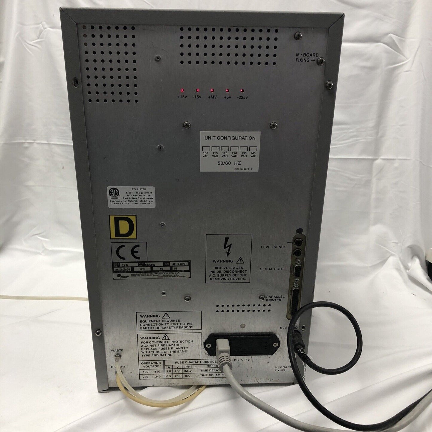 Beckman Coulter Z1-D Particle Cell Counter Size Analyzer Power Up video