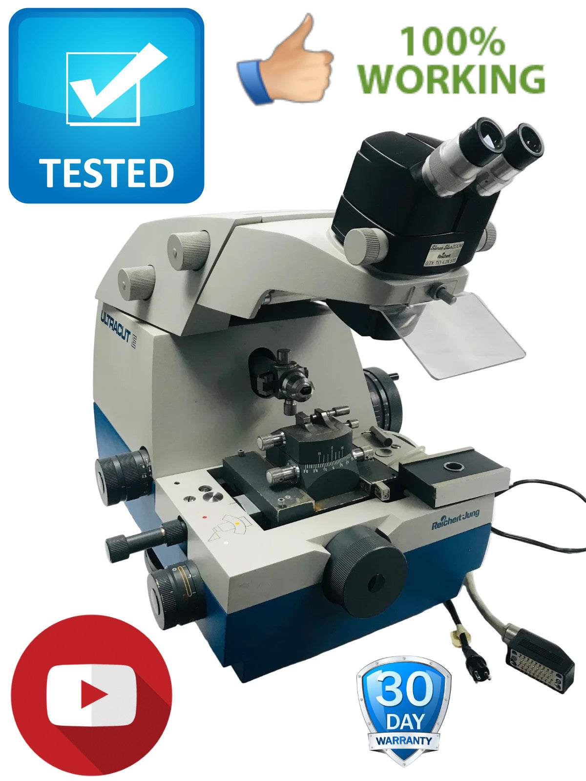 Reichert Jung Ultracut E Ultratome Microtome 70 17 0