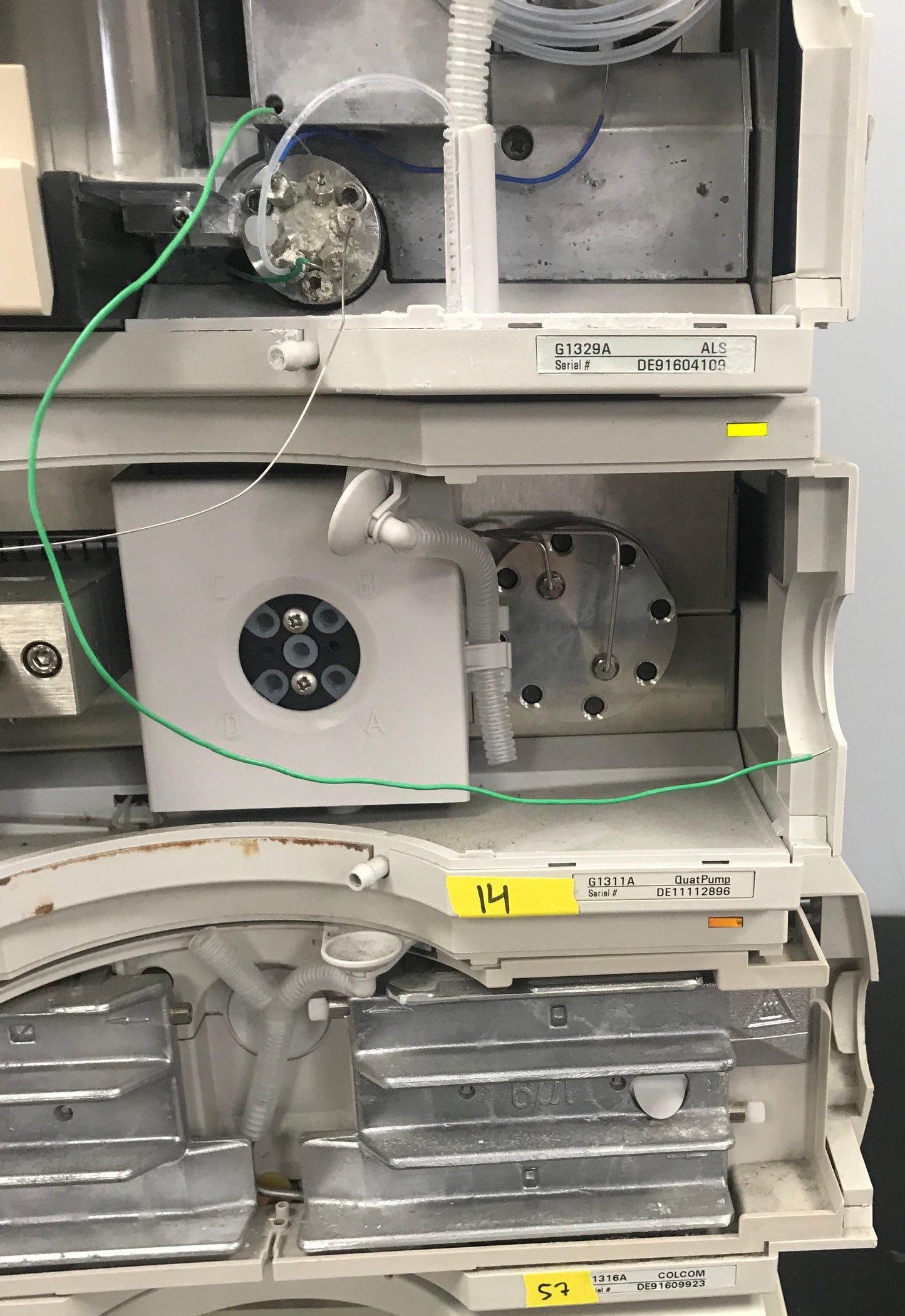 5pc, HP Agilent 1100 HPLC QuatPump, ALS, DAD, Colcom, Degasser