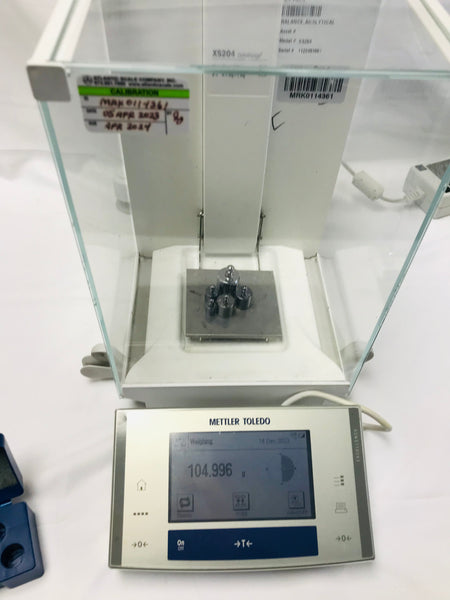 Mettler Toledo XS204 Analytical Digital Lab Balance Scale 220g X 0.1mg Working