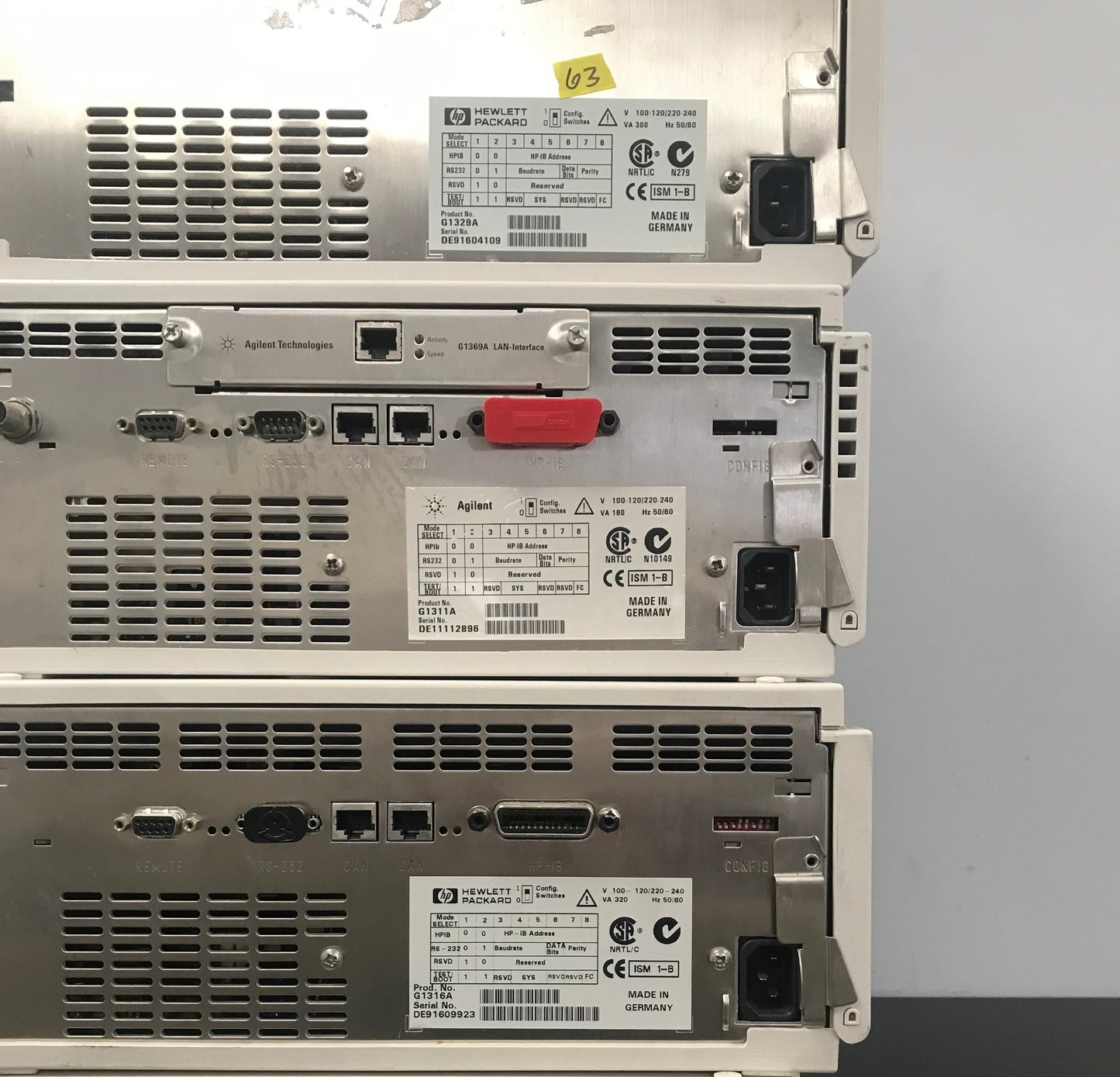 5pc, HP Agilent 1100 HPLC QuatPump, ALS, DAD, Colcom, Degasser