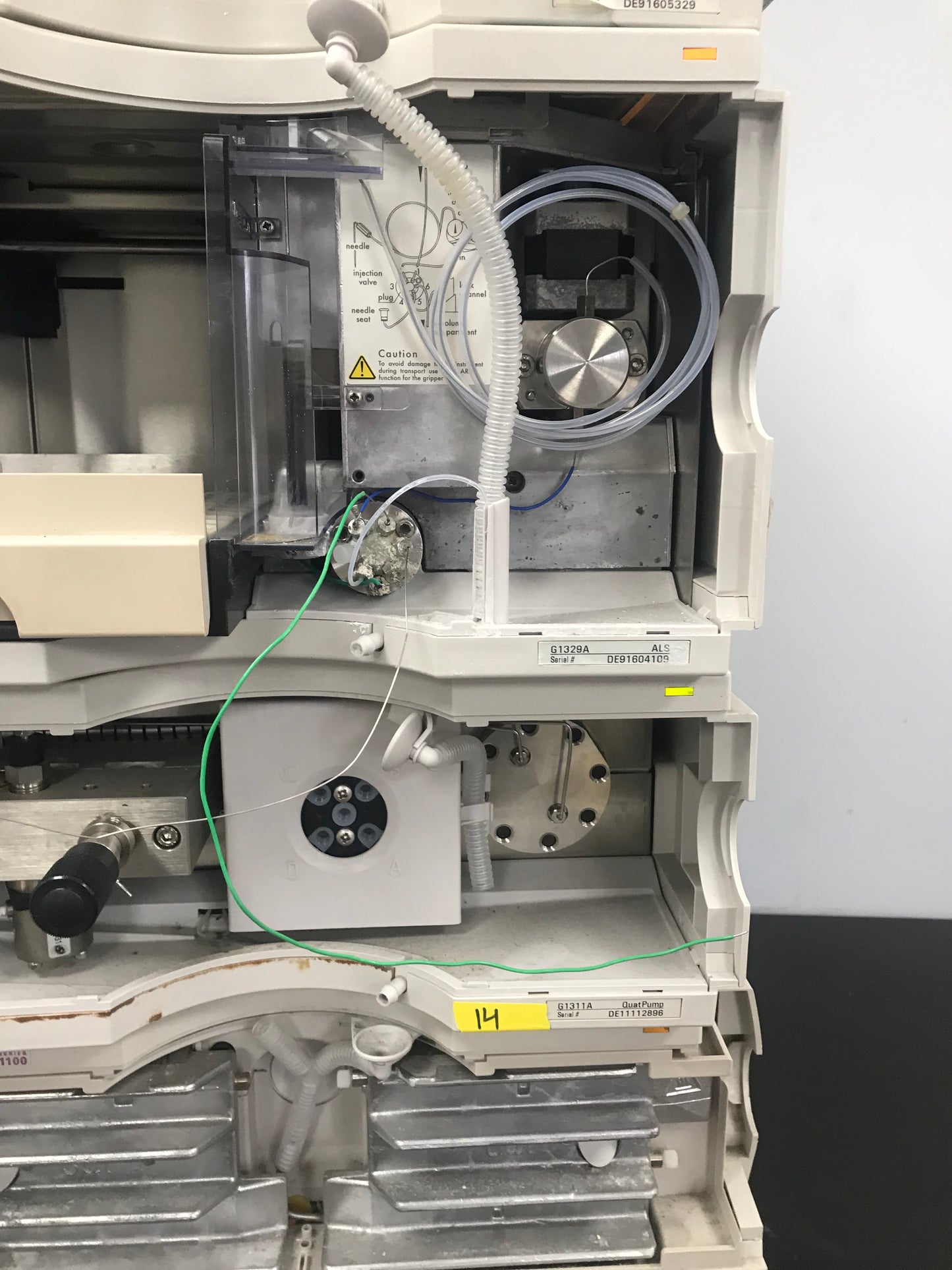 5pc, HP Agilent 1100 HPLC QuatPump, ALS, DAD, Colcom, Degasser