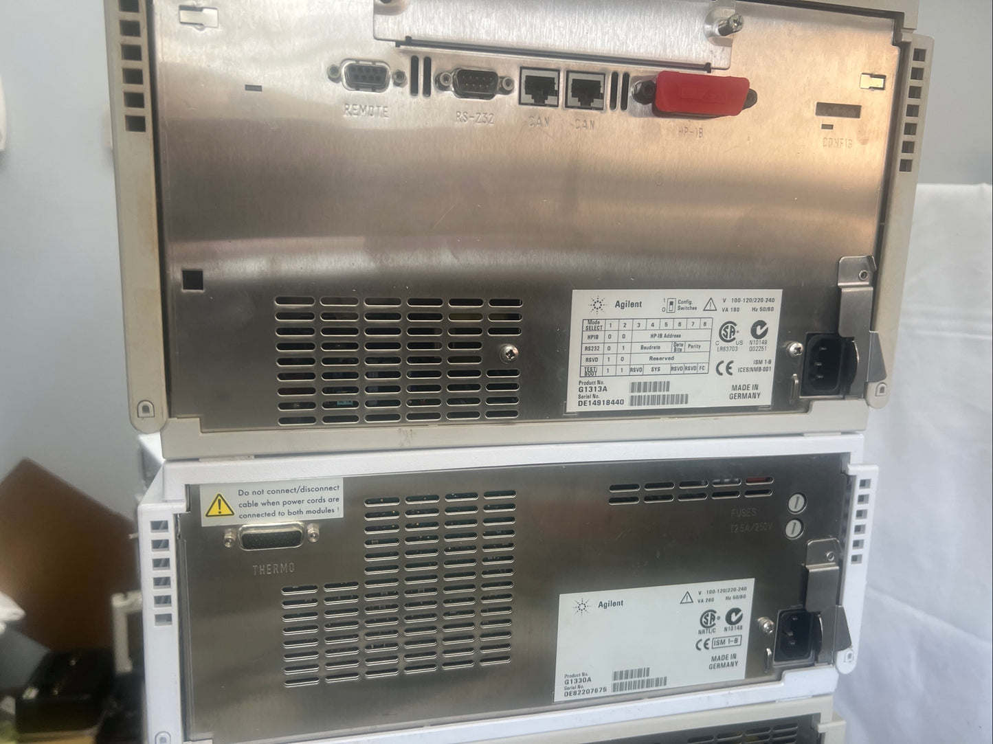 6pc, HP Agilent 1100 HPLC QuatPump, ALS, DAD, Colcom, Degasser, ALS Therm