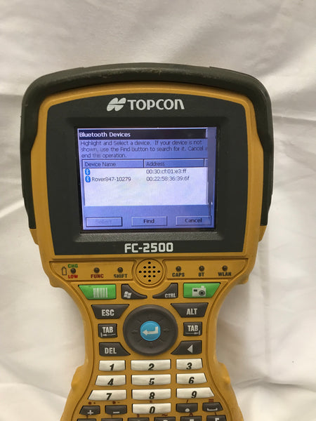 Topcon FC-2500 Field Controller Data Collector w/ TopSurv FC 2500 GPS+