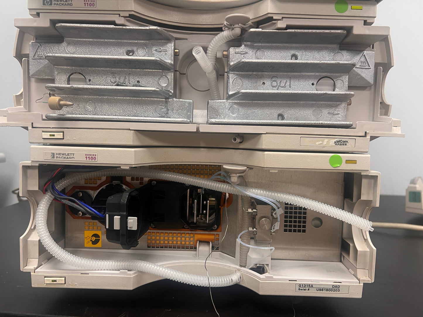 6pc, HP Agilent 1100 HPLC QuatPump, ALS, DAD, Colcom, Degasser, ALS Therm