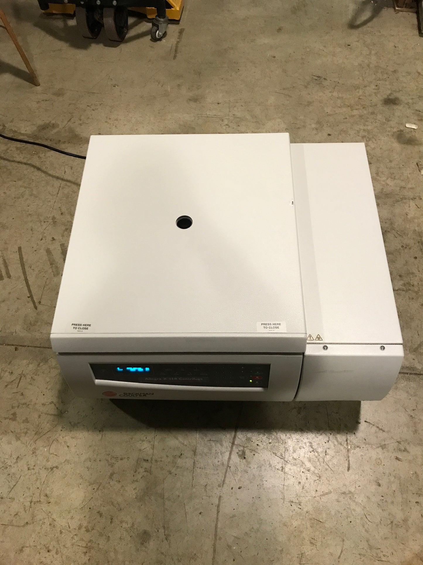 Beckman Coulter Centrifuge, Model Allegra X-14R in1566-16 ALF16B13