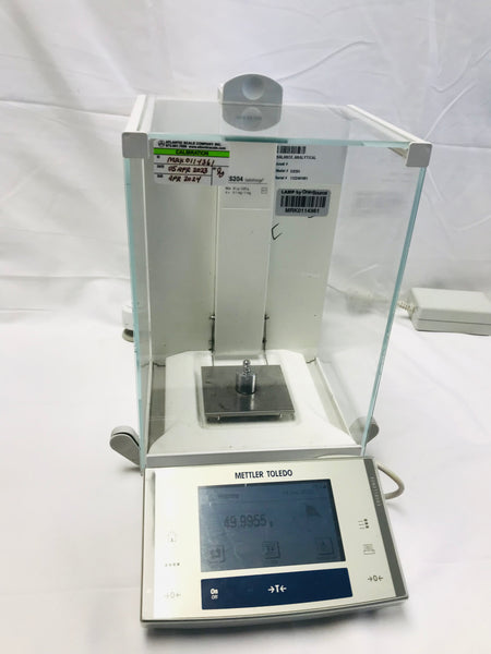 Mettler Toledo XS204 Analytical Digital Lab Balance Scale 220g X 0.1mg Working