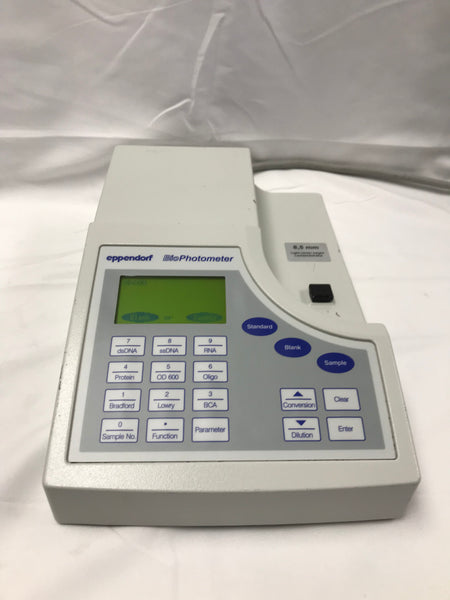 Eppendorf 6131 BioPhotometer Spectrophotom UV/Vis DNA RNA Oligo Protein Bacteria