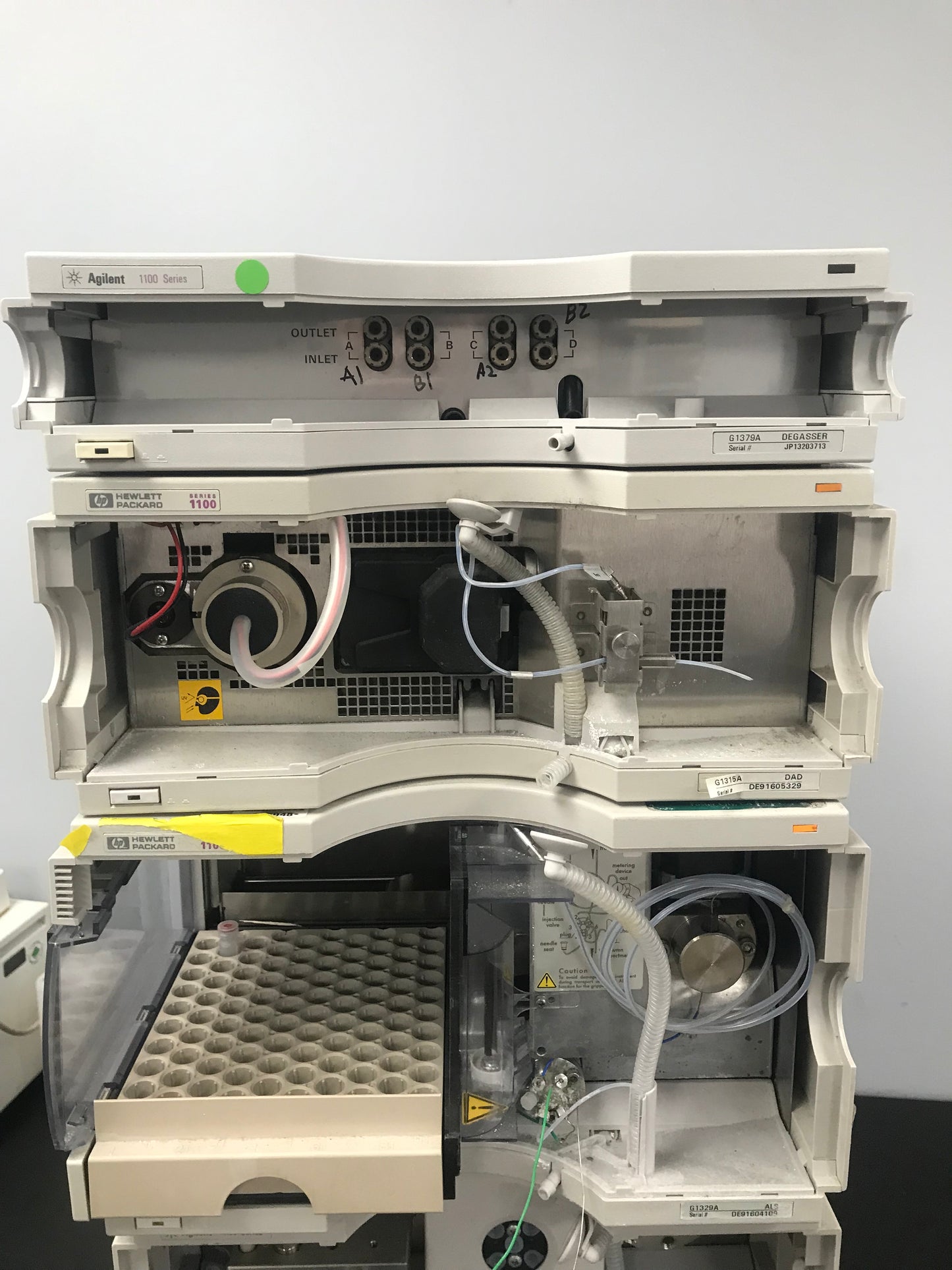 5pc, HP Agilent 1100 HPLC QuatPump, ALS, DAD, Colcom, Degasser
