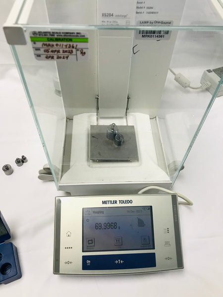 Mettler Toledo XS204 Analytical Digital Lab Balance Scale 220g X 0.1mg Working