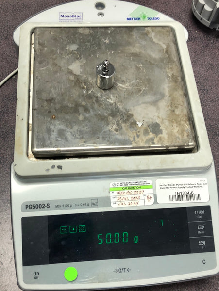 Mettler Toledo PG5002-S  PG 5002 -s Balance Scale Lab Scale No Power Supply Tested Working