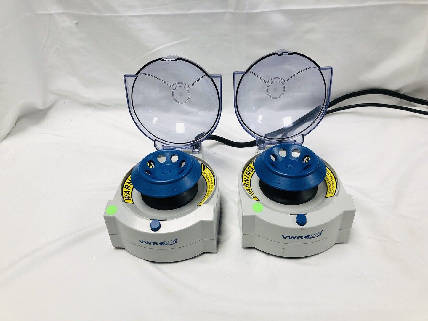 (Lot of 2)) VWR Kinetic Energy 26 Joules Galaxy Mini Centrifuge Video Warranty