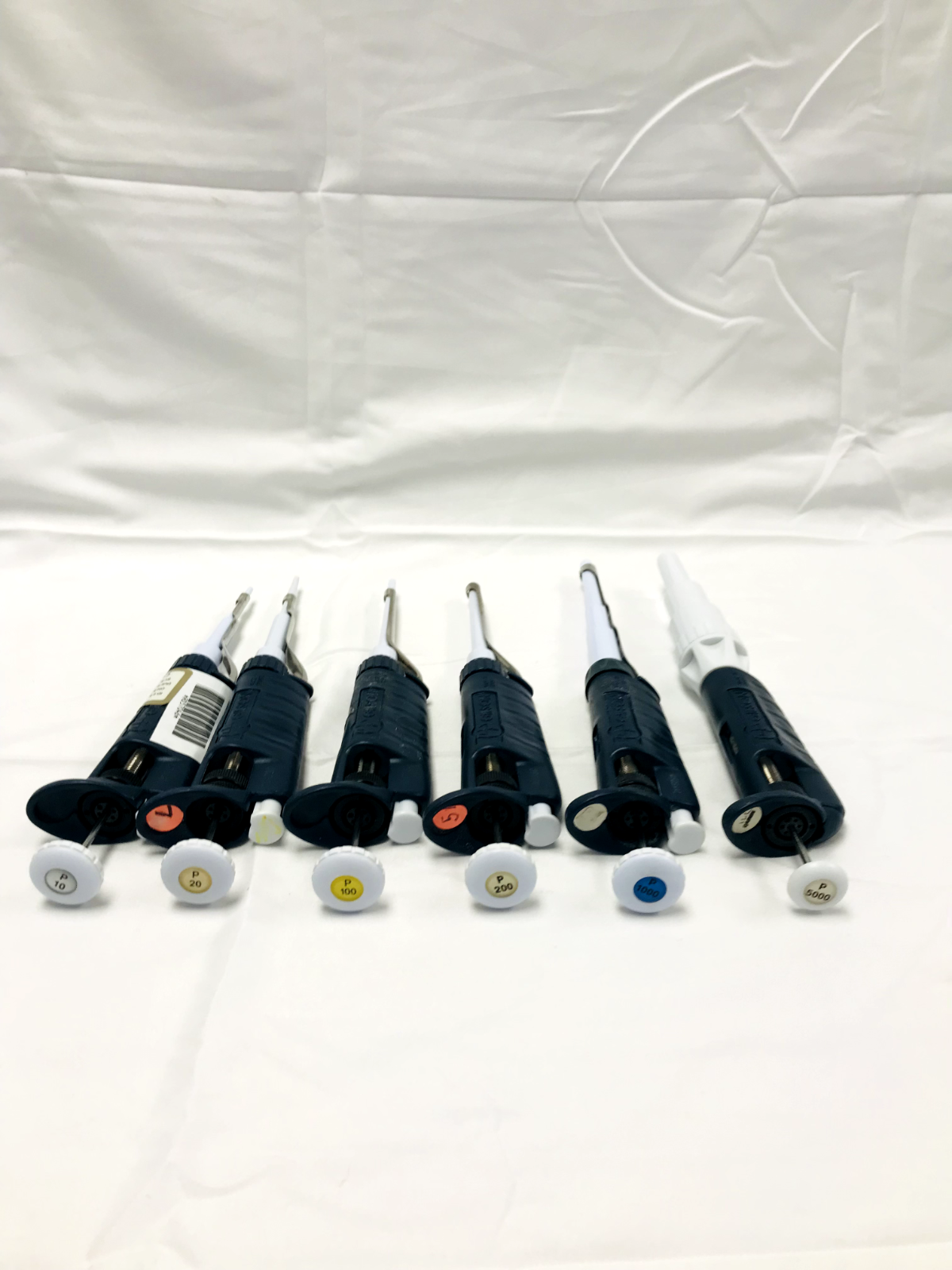 Gilson Pipetman Pipette P5000 1000 200 100 20 10 Classic Single Channel