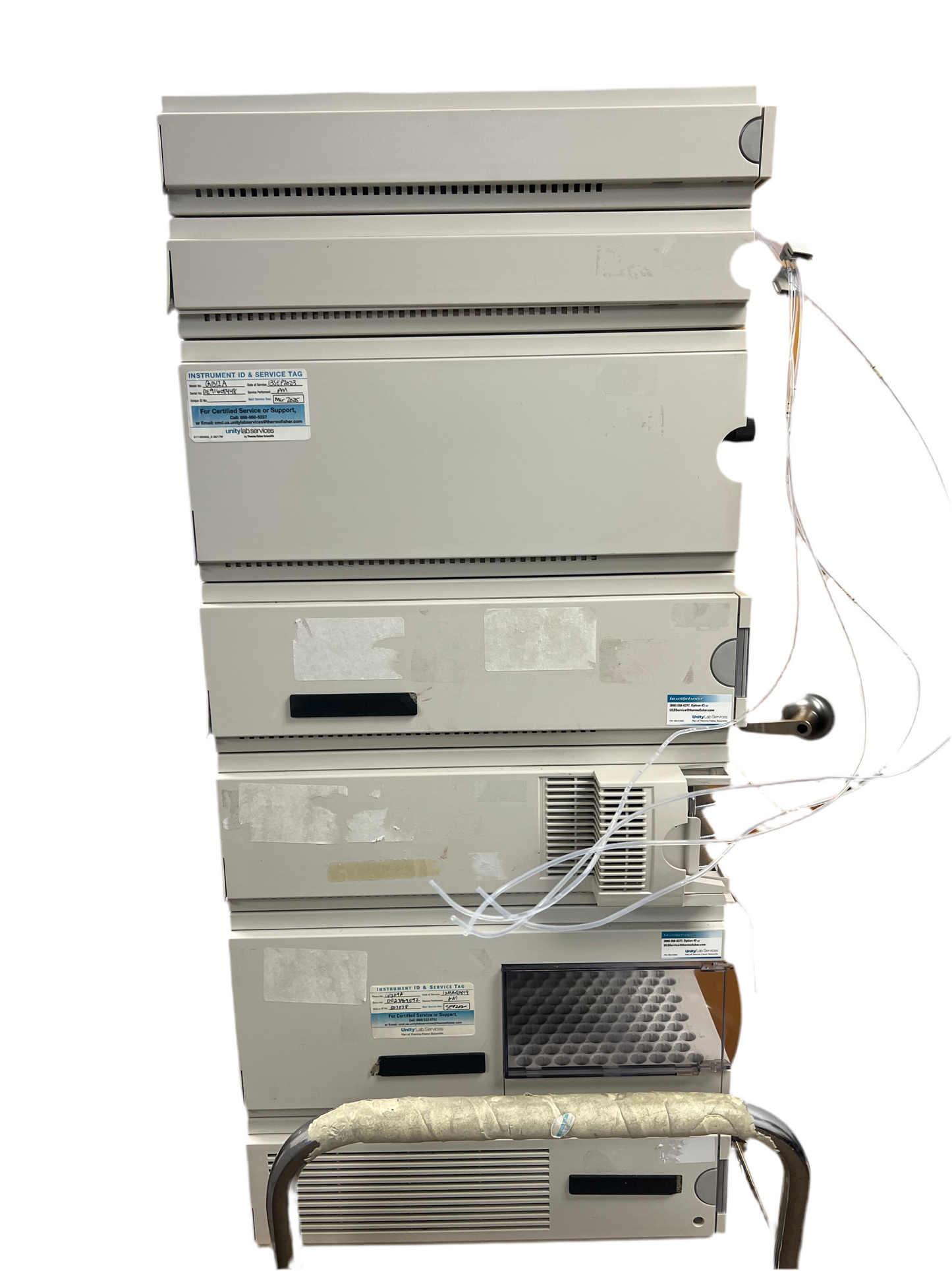 Agilent HP 1100 Series 7-piece HPLC System ALSTherm ,ALS, VWD, BinPump, Degasser ,Colcom