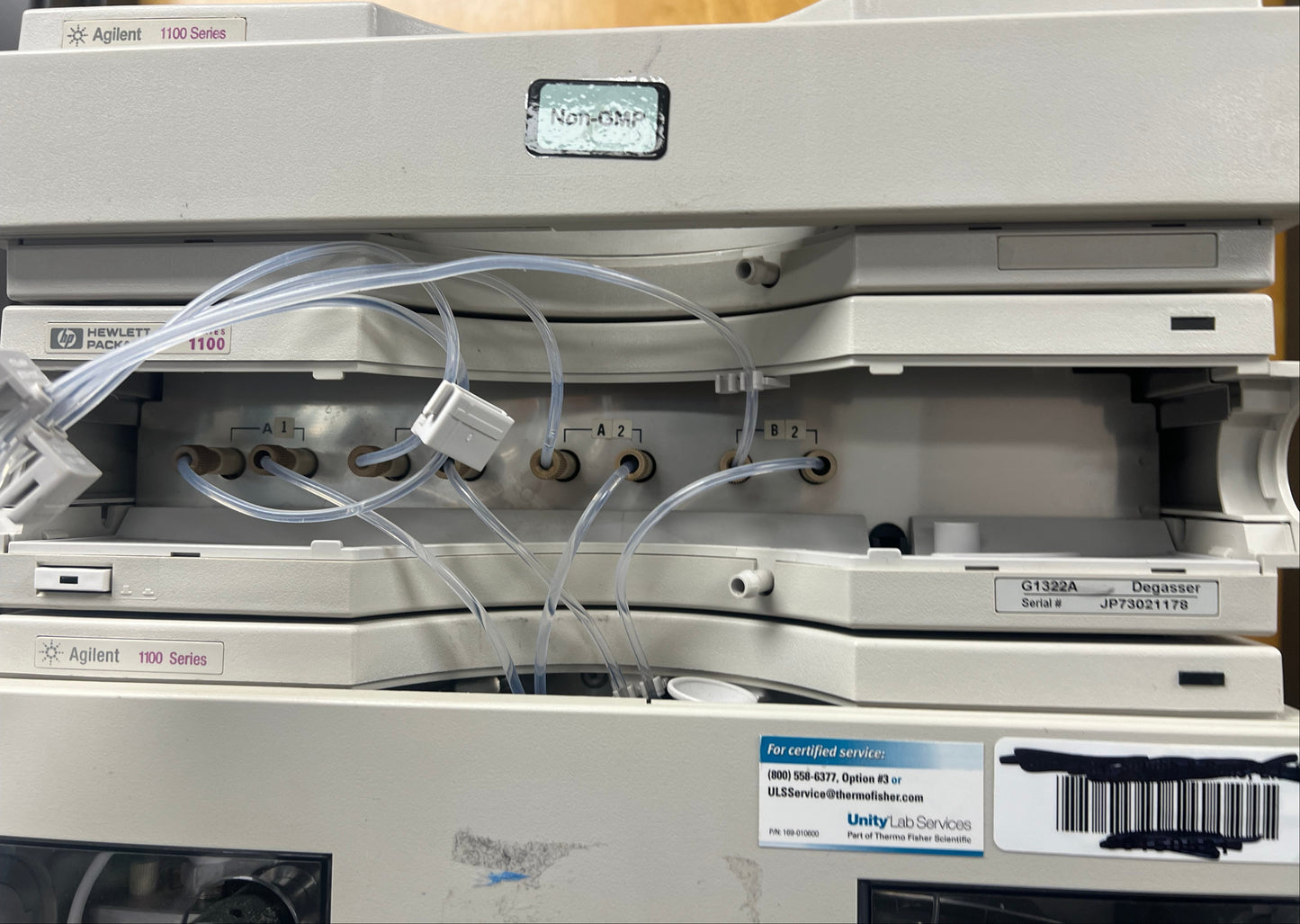 Agilent HP 1100 Series 7-piece HPLC System ALSTherm ,ALS, VWD, BinPump, Degasser ,Colcom