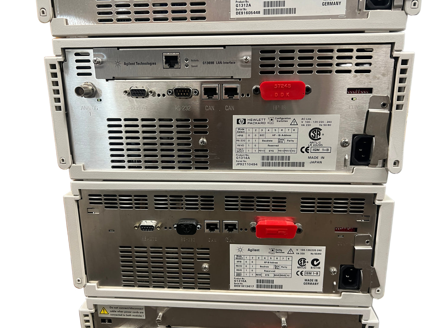 Agilent HP 1100 Series 7-piece HPLC System ALSTherm ,ALS, VWD, BinPump, Degasser ,Colcom