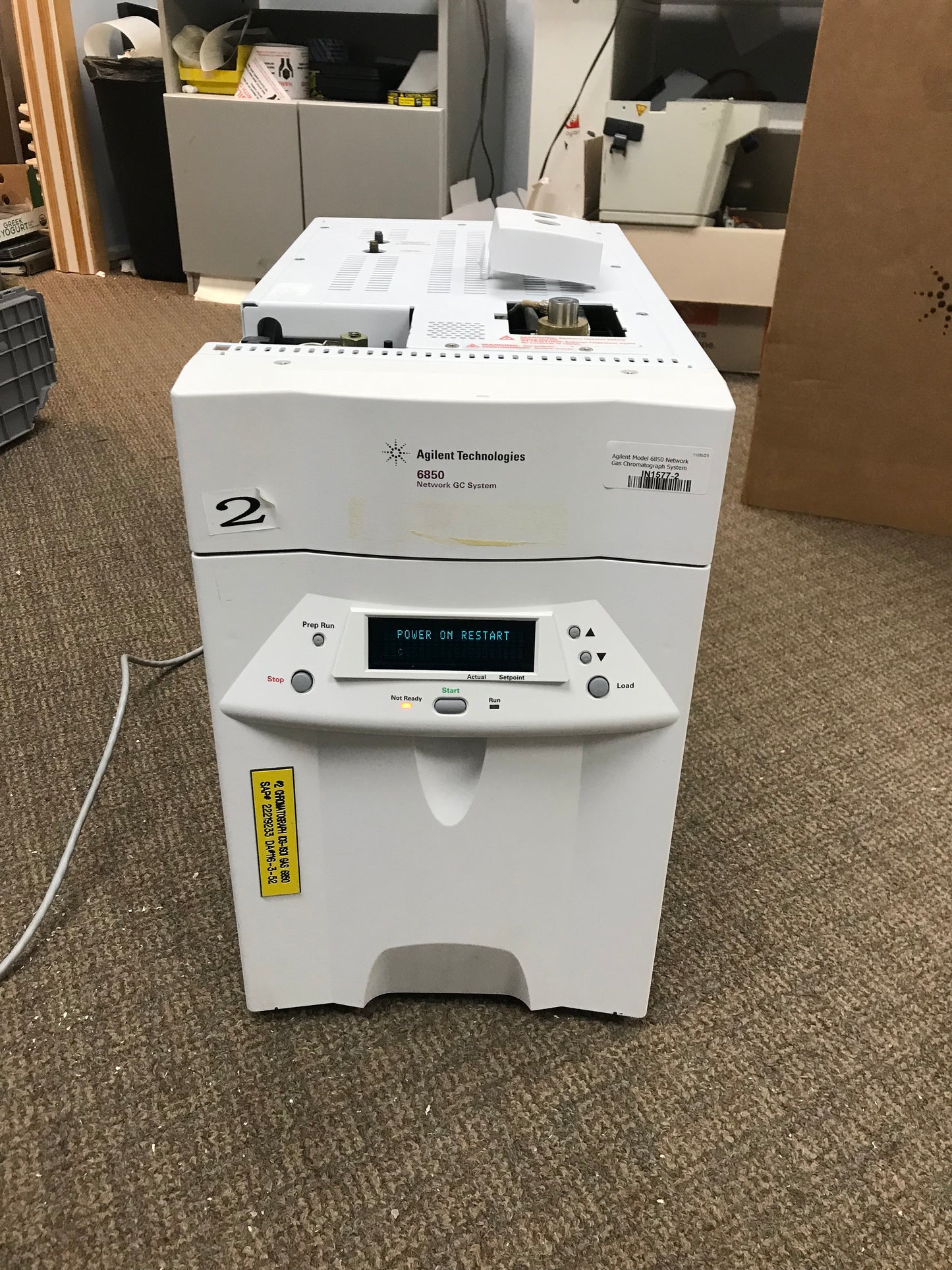 in1577-2 Agilent G2630 6850 Network GC System Gas Chromatograph FID  6850A CN11039006