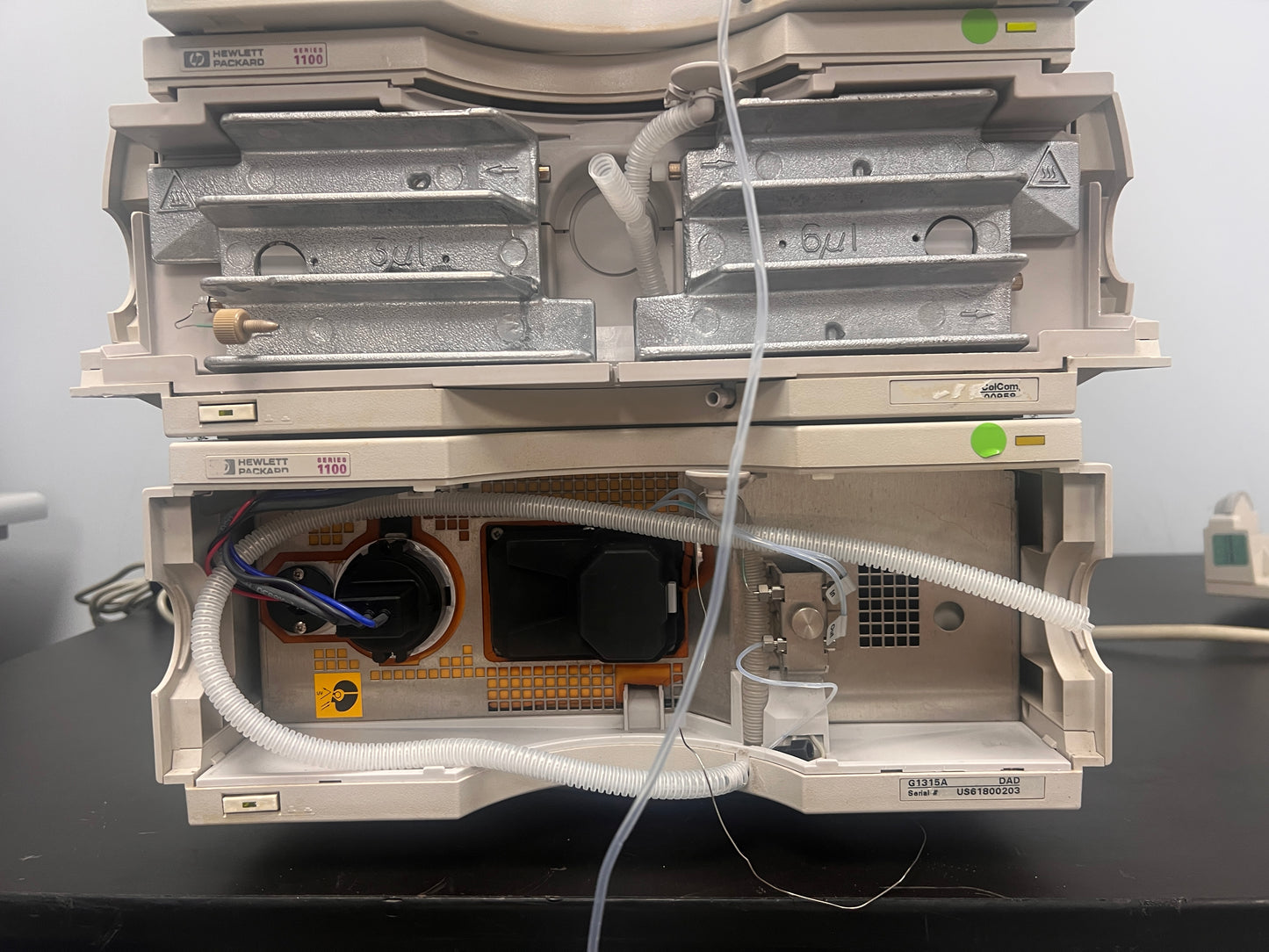 6pc, HP Agilent 1100 HPLC QuatPump, ALS, DAD, Colcom, Degasser, ALS Therm