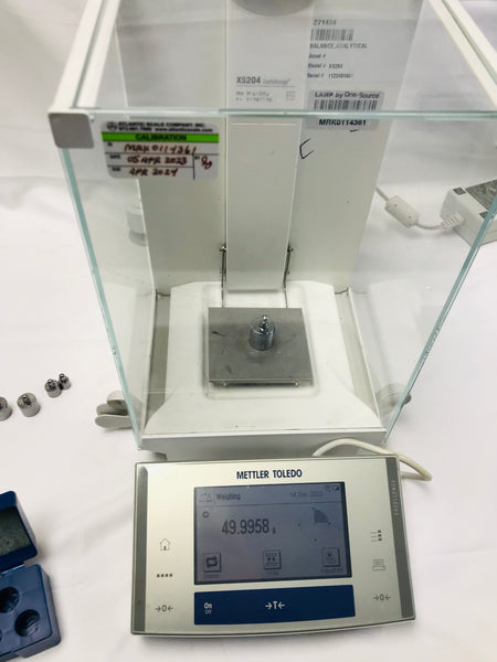 Mettler Toledo XS204 Analytical Digital Lab Balance Scale 220g X 0.1mg Working