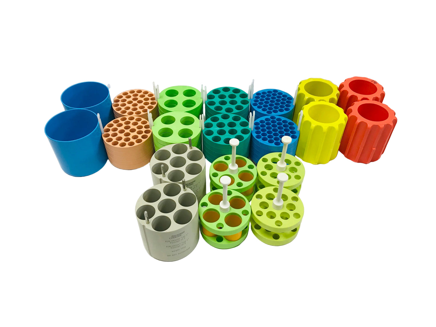 Beckman Coulter Adapters For GH-3.8, JS-4.3, SX4750 Rotor Buckets Inserts