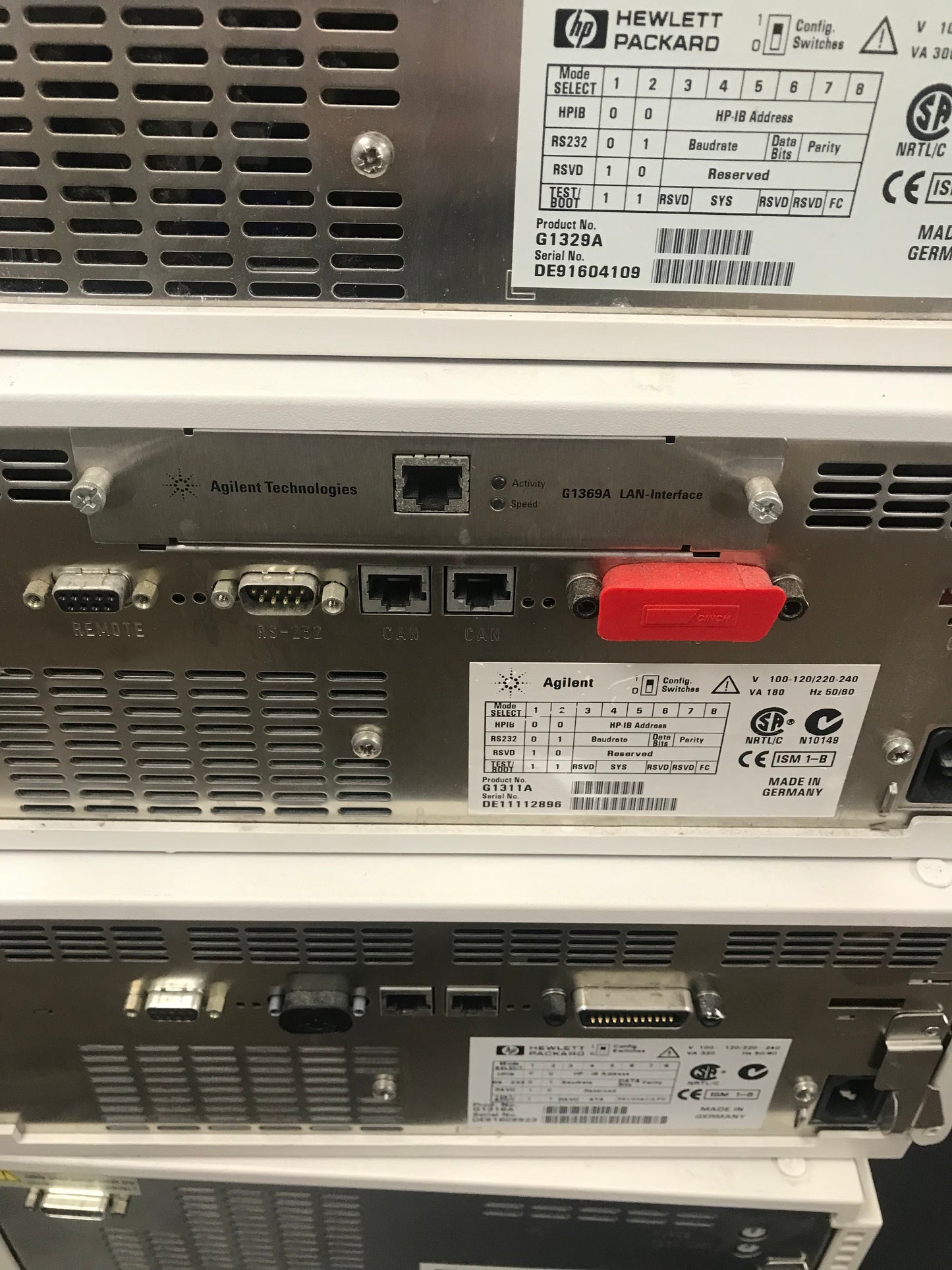 5pc, HP Agilent 1100 HPLC QuatPump, ALS, DAD, Colcom, Degasser
