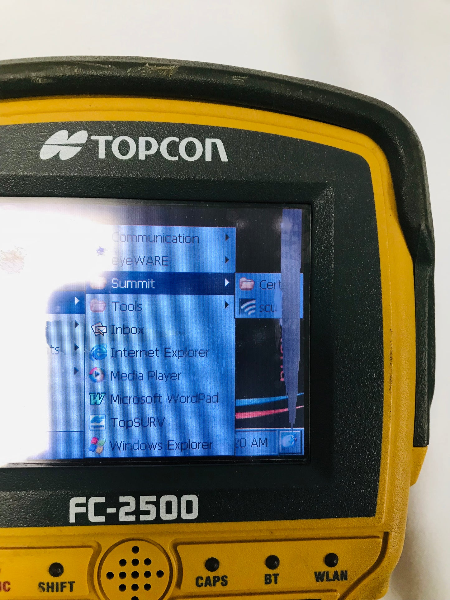 Topcon FC-2500 Field Controller Data Collector w/ TopSurv 8 FC 2500 GPS+